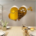 thumbnail image 2 of Heart Shape Wall Sticker 3D Art Decal Removable Decoration for Home Interior Design, 2 of 5