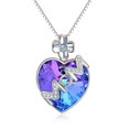thumbnail image 2 of Jusqu'à 65 % de Réduction sur les Colliers SMihono pour Femmes, Pendentif Micro Incrusté en Forme de Cœur, Bijoutier de Mode, 2 of 6