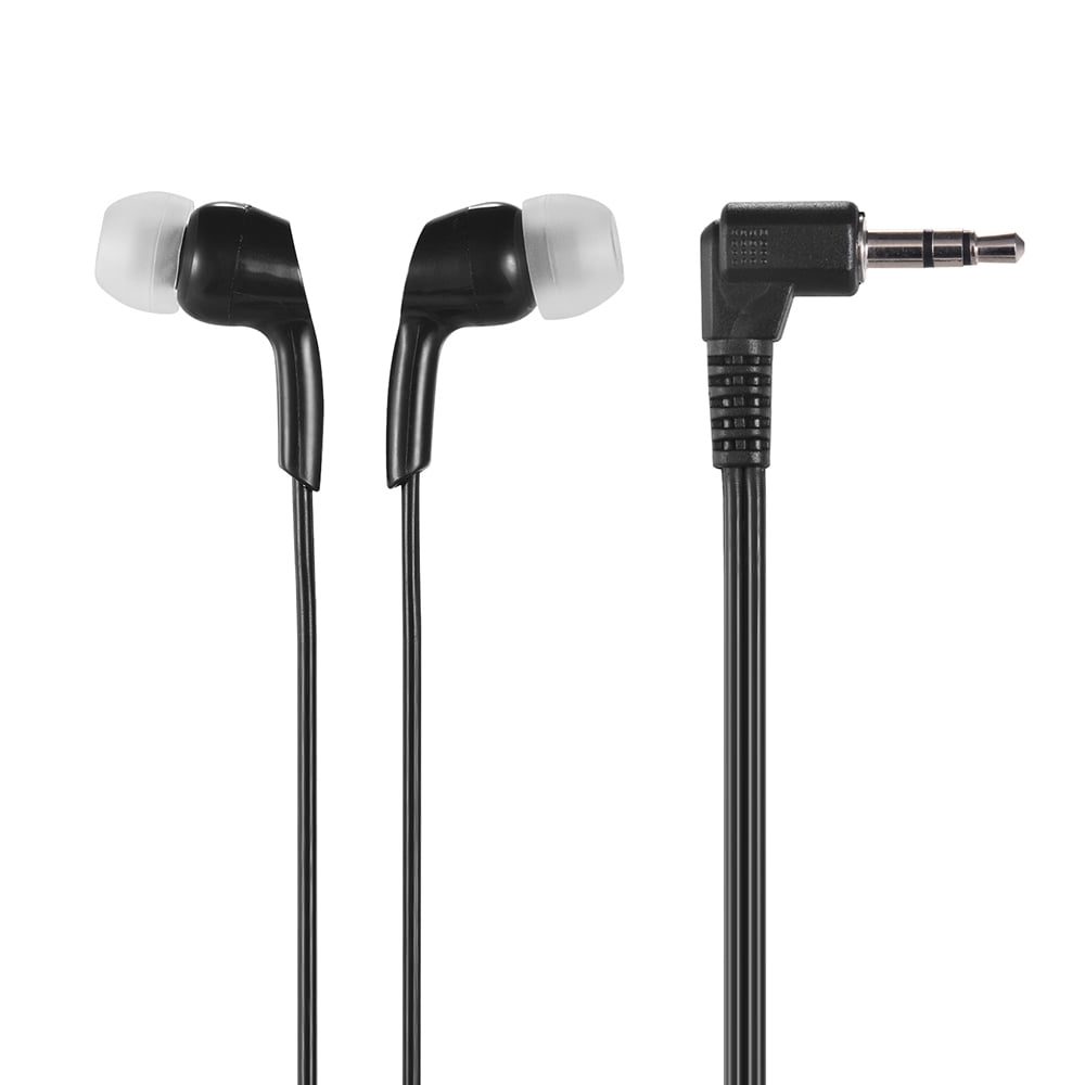 Amdohai In-ear Headphones Wired Earphones Earbuds 3.5mm Plug for Smartphone PC Laptop Tablet Black