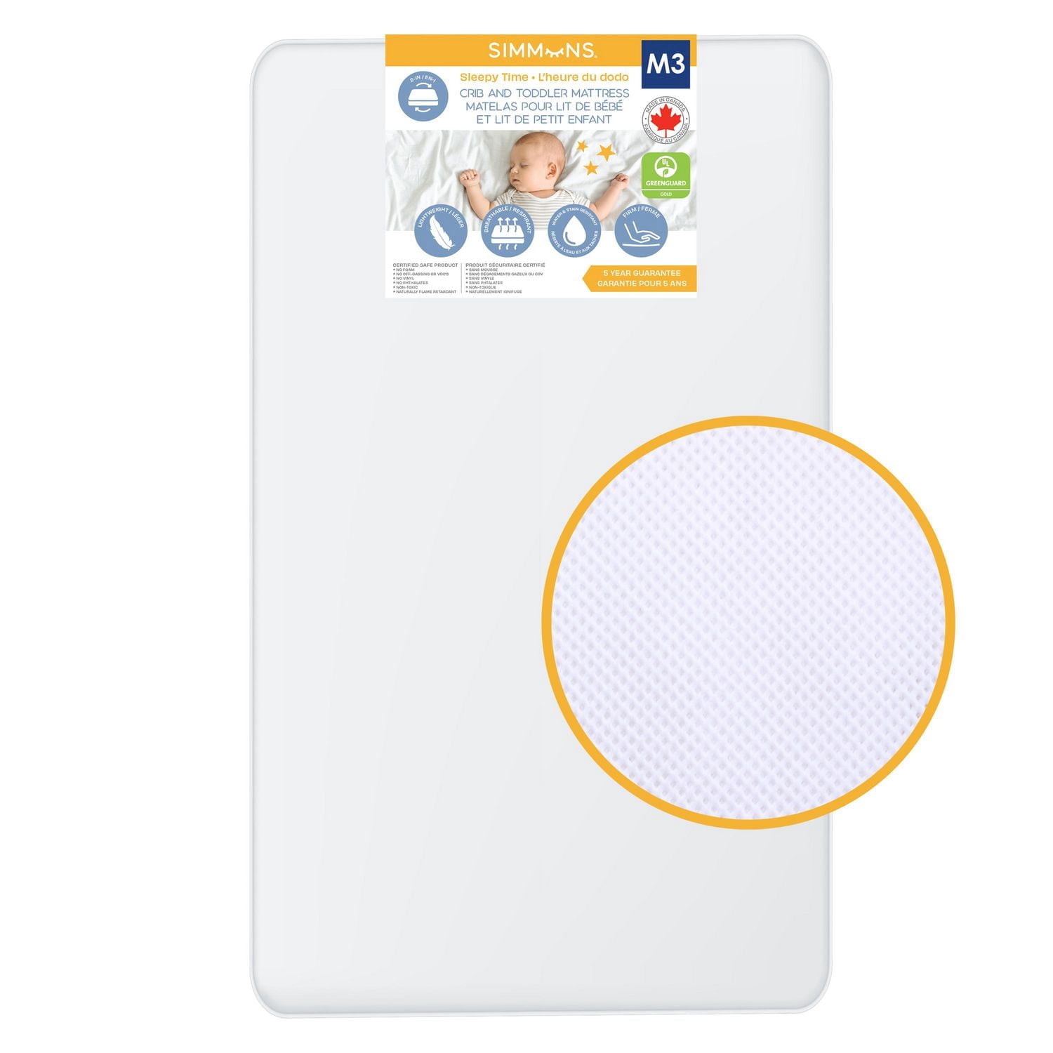 Simmons Sleepytime Baby Crib Mattress