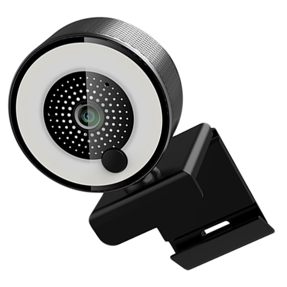 WHAMVOX USB Recording Webcam Video Calling Webcam Black ABS Material 1Set