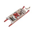 thumbnail image 1 of Let It Snow Wooden Snowman Sleigh Hanger, 1 of 4