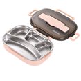 thumbnail image 2 of Amzcrzy Lunch Box forWomen Thermal Insulation Bento 4 Cells Lunch Box Tableware Set Portable Lunch Box Student Lunch Box Lunch Tableware Meal Prep Containers Lunch Box Bento Box, 2 of 3
