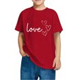 thumbnail image 4 of Rbaofujie T-Shirts Graphiques pour Fille à Imprimé Floral à Manches Courtes à Col Rond T-Shirts Hauts, 4 of 4