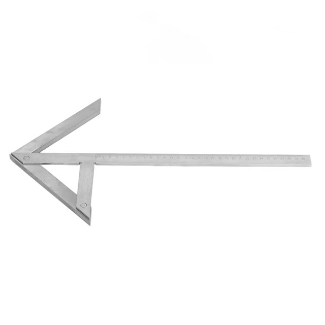 Centering Square Gauge, High Accuracy 300x180mm Center Angle Protractor High Strength For 45 90 Degree Finding