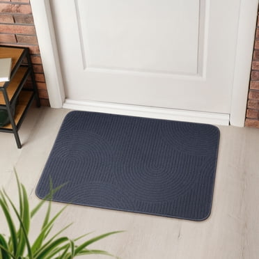 Mainstays Blue Tufted Archlink Washable Kitchen Mat, 20"x30"