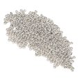 thumbnail image 4 of Perle Entretoise Ronde, 500 Pcs Perles à Écraser Fabrication de Bijoux Perles Butées Simples à Utiliser pour Collier Bracelet Bricolage Argent, 4 of 8