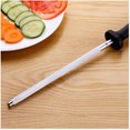 thumbnail image 3 of KAKOWELY 33CM Carbon Steel Handheld Sharpener Professional Sharpening Steel Easy to Use Sharpening Rod for Home Kitchen or Restaurant,12.4"X0.31"X0.31", 3 of 5