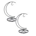 thumbnail image 1 of Oleegame 2PC New Living Room Banana Hook Rack Creative Grape Storage Rack European Simple Banana Rack Black, 1 of 6