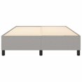 thumbnail image 3 of vidaXL Bed Frame Light Grey 152x203 cm Queen Fabric, 3 of 5