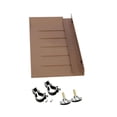 thumbnail image 2 of Detachable Easel Tray Shelf, Sketch Rack Tray, Storage Painting Tools,Paintbrush Tray for Outdoor,Tabletop,Indoor,Enthusiasts Brown, 2 of 8