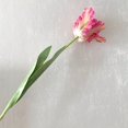 thumbnail image 4 of 1Pc Artificial Flower 68cm 3D Parrot Tulip Real Touch Fake Flower Decor for Home White, 4 of 6