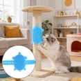 thumbnail image 5 of Svmmer Turtle Shaped Cat Comb Wall Mounted Cat Scratching Board & Self Grooming Device, 5 of 5