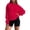 Red, variant on 2025 Women's Casual Hooded Sweatshirt Long Zip Sweatshirt Hoodie Women Soft Comfortable Pullover Fleece Women Sweatshirts Hoodies Hoodie for Everyday Wear Basic Loungewear Lightweight