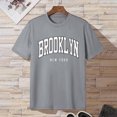 thumbnail image 2 of BOBOGOJP T-Shirts Graphiques pour Hommes en Coton à Col Rond avec Manches Courtes (Gris, 3TG), 2 of 4