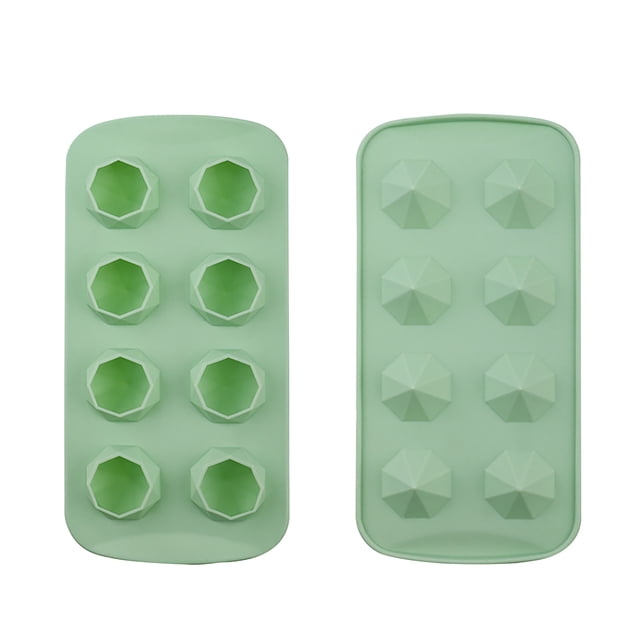 Moule à Glaçons en Silicone en Forme de Diamant pour l'Été