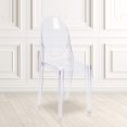 thumbnail image 1 of EMMA + OLIVER 4 Pack Ghost Side Chair in Transparent Crystal Stack Chair - Event & Accent Chair, 1 of 4