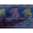 thumbnail image 4 of oneOone Cotton Poplin Fabric Floral & Elephant Block Print Fabric BTY 42 Inch Wide, 4 of 4