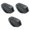 Style A, variant on Milaget 3x Drum Stand Feet Anti Slip Replacement Maintenance Shock Absorption Rubber Style C