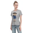 thumbnail image 4 of T-Shirt Basique à Manches Courtes pour Femmes Detective Conan Conan, 4 of 6