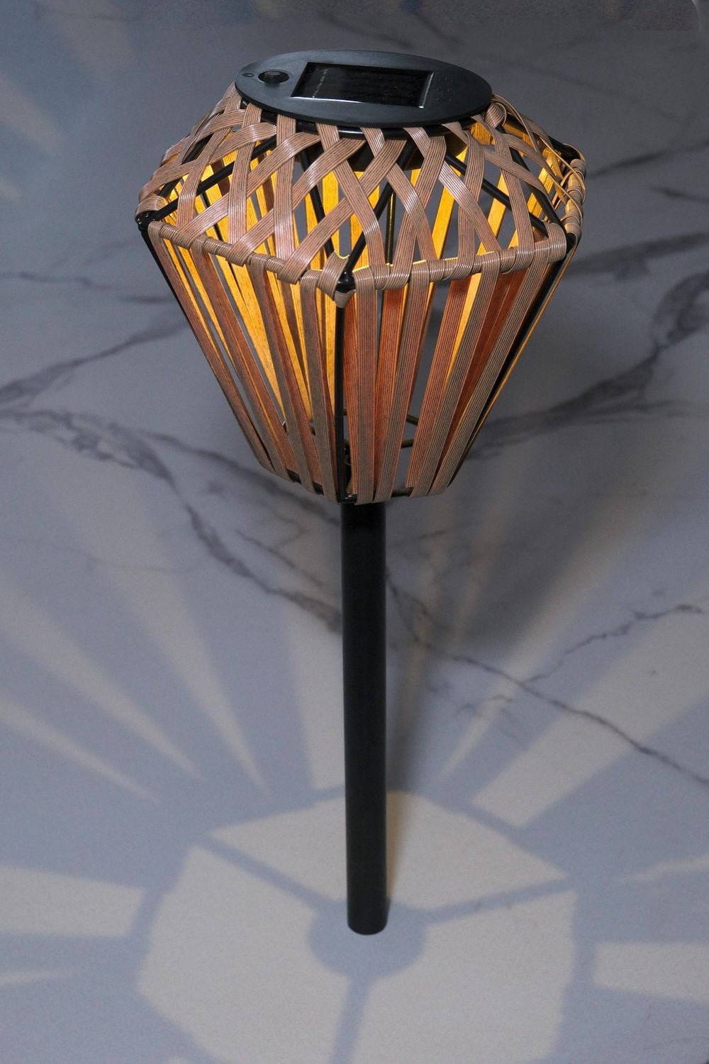 Dura Lanterne solaire Osier Synt