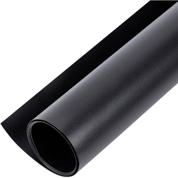 40x15inch PVC Photography Backdrop Matte Black PVC Vinyl Photo Background for Product Video Photography Photo Studio