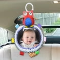 thumbnail image 3 of Car Back Seat Mirror Cute Rear Facing Mirrors for Kids Baby Owl Style, 3 of 8