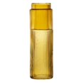thumbnail image 1 of Brilliant - Striped Bedside Carafe and Tumbler Ensemble - Amber, 1 of 4