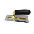 thumbnail image 2 of Plaster Finishing Trowel Stainless Steel Rubber Grip Handle for Stucco Concrete, 2 of 6