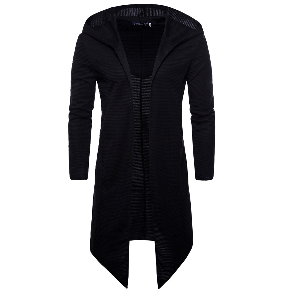 Sweat à Capuche Homme Cardigan d'Hiver Décontracté Manteau à Capuche