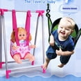 thumbnail image 4 of Doll Stroller Toy  Baby Doll Accessories  Baby Doll Nursery Stroller Dining Chair Rocking Chair Swing for Dolls  Foldable & Lightweight Kids Baby Stroller Toy（Not include doll）, 4 of 15