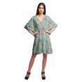 thumbnail image 4 of Moomaya Robe Courte de Caftan de Plage, Robe de Couverture Imprimée, Kaftan pour Femmes, Tenue de Plage, Couverture, 4 of 4