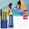 thumbnail image 2 of Kit de Réparation pour Matelas Pneumatique, Kit de Réparation Gonflable Robuste pour Matelas Pneumatique, Maison à Rebond, Jouets Gonflables, Bateau en PVC, Tente, Anneau de Natation, Colle de Réparation de Piscine en TPU Résistante aux UV et Imperméable, Robuste, 2 of 9