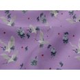 thumbnail image 4 of oneOone Viscose Jersey Fabric Dot|Floral & Stork Bird Print Fabric BTY 60 Inch Wide, 4 of 4