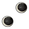 thumbnail image 4 of Maytalsory sous-Verres Toile d'Araignée Décorations d'Halloween Élégantes Durables Ronds 2Set, 4 of 6