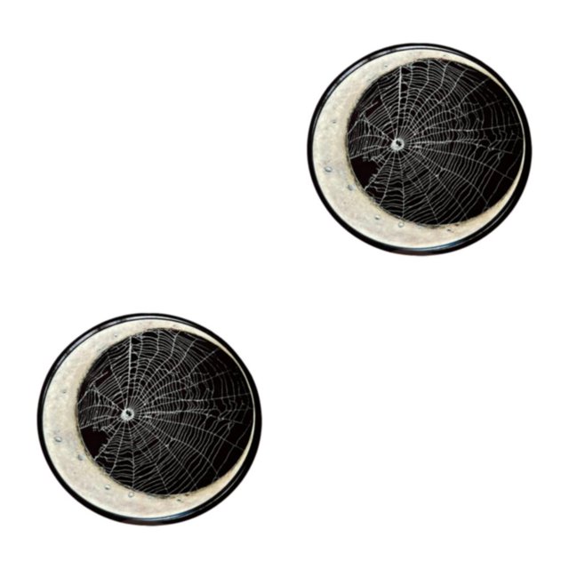 relayinert Halloween Decoration Stylish Spider Web Set For Drinks Acrylic For Drinks Drink Durable Round 2Set