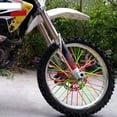 thumbnail image 3 of jinwen 36pcs Universal Motocross Dirt Bike Wheel Rim Spoke Wraps Skins Covers - Orange, 3 of 9