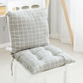 thumbnail image 4 of HWRETIE Coussin de Chaise à Dossier Haut Imperméable pour Intérieur et Extérieur, Coussin de Remplacement pour Chaise Berçante, Coussinet de Siège de Porche, 4 of 8