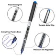 thumbnail image 2 of Shuttle Art RollerBall Pens 25 Pack Blue Fine Point Roller Ball Pens 0.5mm Liquid Ink Pens for Writing Journaling Taking Notes School Office, 2 of 4