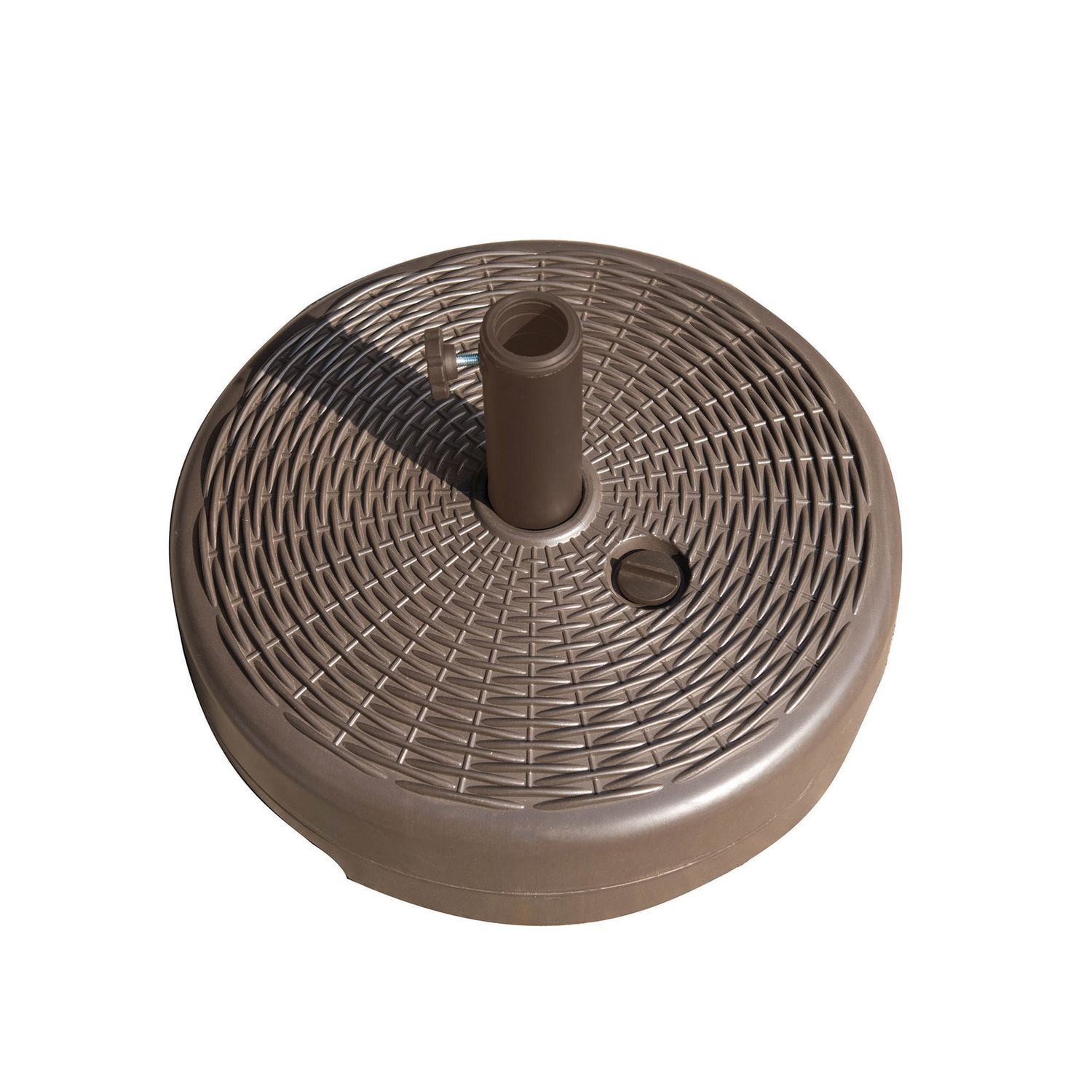 Base à remplir pour parasol de 7.5 pieds pour poteau de 1.5 à 1.9 pouces de diamètre avec tige de support en acier