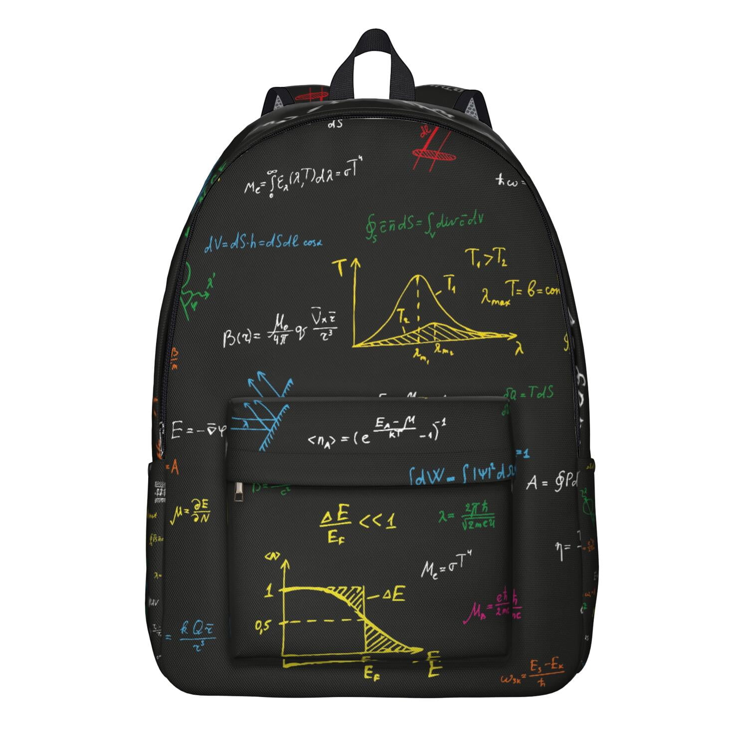 Scientific Formula School Backpack, Experiment Design, Biology Student School Bag, Science Classroom Travel Daypack
