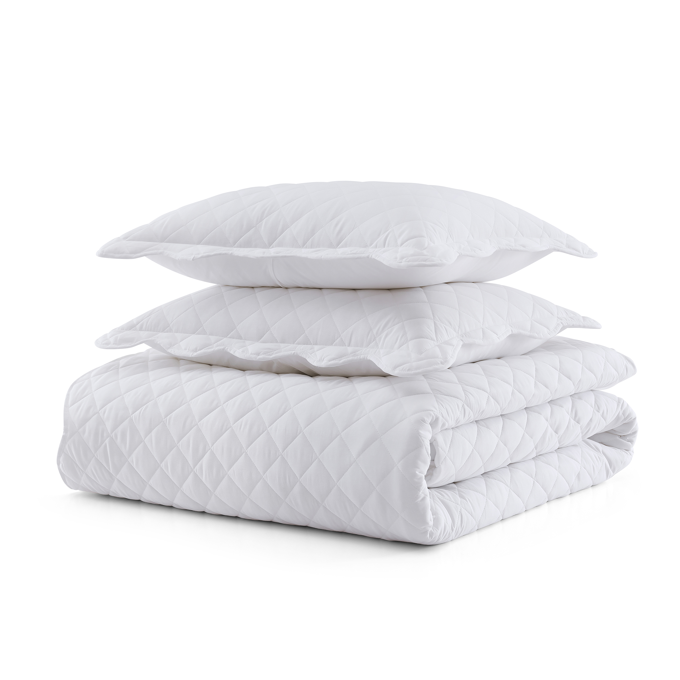 Martha Stewart Everyday Blanc Eclatant ensemble de courtepointe Tres Grand
