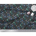 thumbnail image 2 of Soimoi Poly Georgette Fabric Star,Planet & Alien Cartoon Print Sewing Fabric Yard 52 Inch Wide, 2 of 3