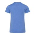 thumbnail image 2 of BELLA+CANVAS T-Shirt Jersey à Manches Courtes 3001Y, S, Bleu Columbia Chiné, 2 of 2