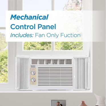 BLACK+DECKER BD05MWT6 Window Air Conditioner 5000 BTU, Cools Up to 150 Square Feet White