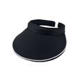 thumbnail image 1 of Women's Piping Clip On Visor, Black, 1 of 4