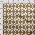 thumbnail image 3 of oneOone Georgette Viscose Light Brown Fabric Check Argyle Sewing Craft Projects Fabric Prints By Yard 42 Inch Wide, 3 of 4