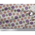 thumbnail image 2 of Soimoi Poly Georgette Fabric Mandala Kaleidoscope Print Fabric by The Yard 52 Inch Wide, 2 of 3