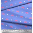 thumbnail image 3 of Soimoi Poly Georgette Fabric Dot & Floral Fabric Prints by Yard 52 Inch Wide, 3 of 3