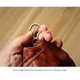 thumbnail image 4 of Simple Retro Storage Bag New Leather Drawstring Coin Purse Small Purses Wallets for Women Man Leather Coin Pouch Change Purse Mini Coin Purse Keychain Wallet Mens Coin Pouch (Brown), 4 of 5